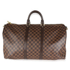 Louis Vuitton Damier Ebene Canvas Keepall Bandouliere 55
