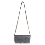 Chanel Gray Quilted Lambskin Crush On Chains Flap Bag