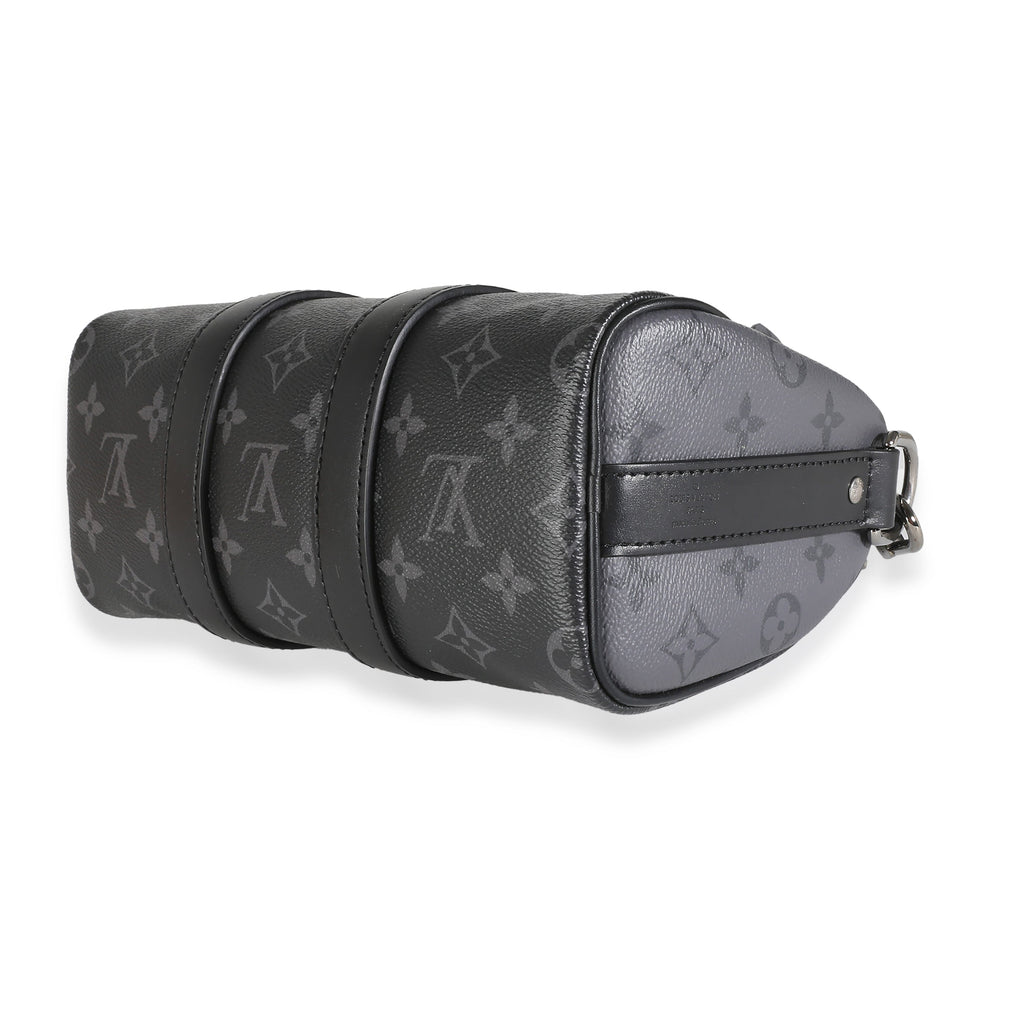 Louis Vuitton Monogram Eclipse Canvas Speedy Bandouliere 25