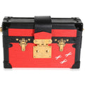 Louis Vuitton Red Black Epi Petite Malle