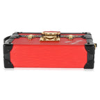 Louis Vuitton Red Black Epi Petite Malle