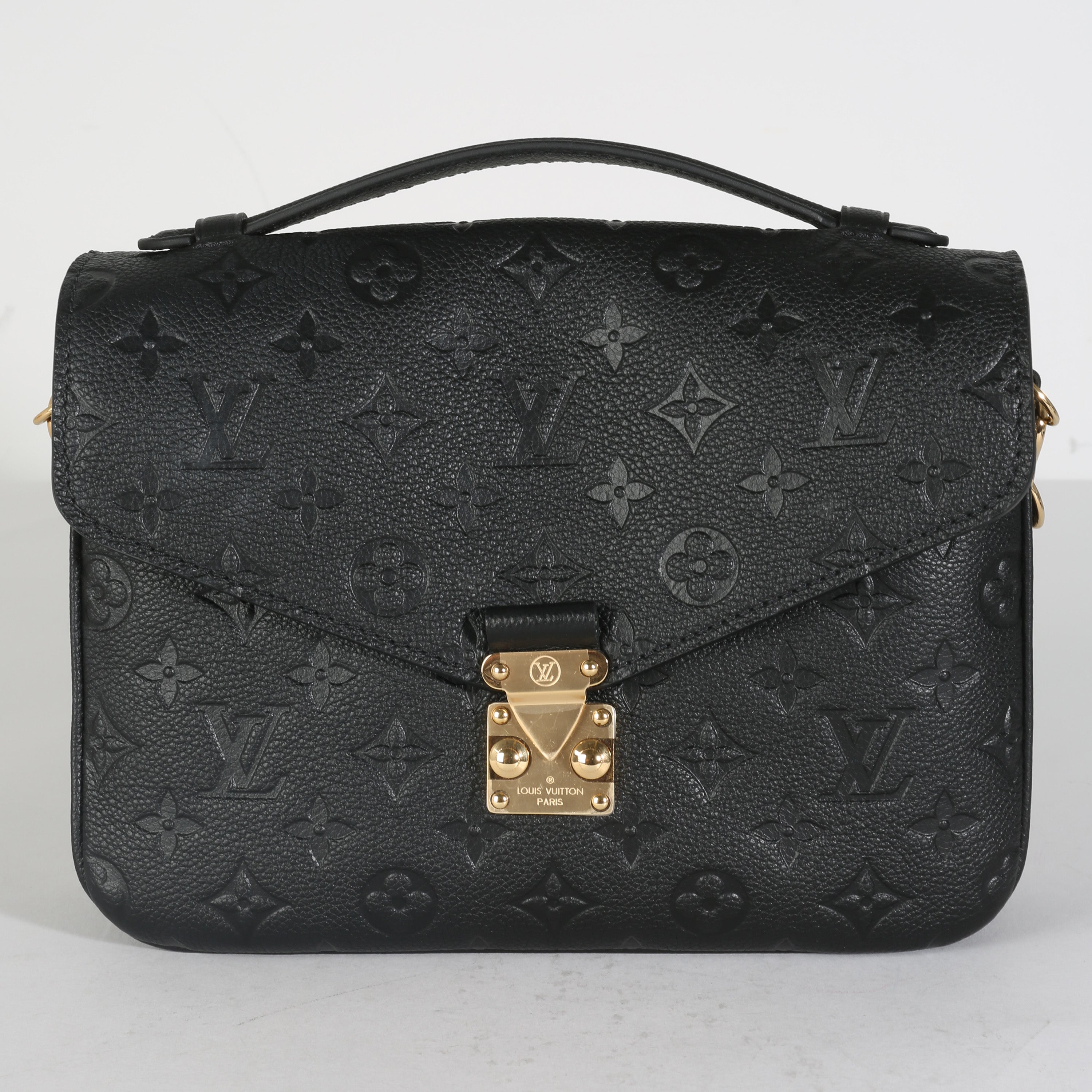 Louis Vuitton Black Monogram Empreinte Pochette Metis