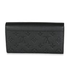 Louis Vuitton Black Monogram Empreinte Sarah Wallet