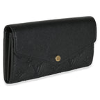 Louis Vuitton Black Monogram Empreinte Sarah Wallet