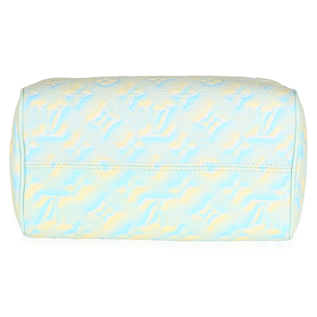 Louis Vuitton Water Green Empreinte Monogram Summer Stardust Speedy 20
