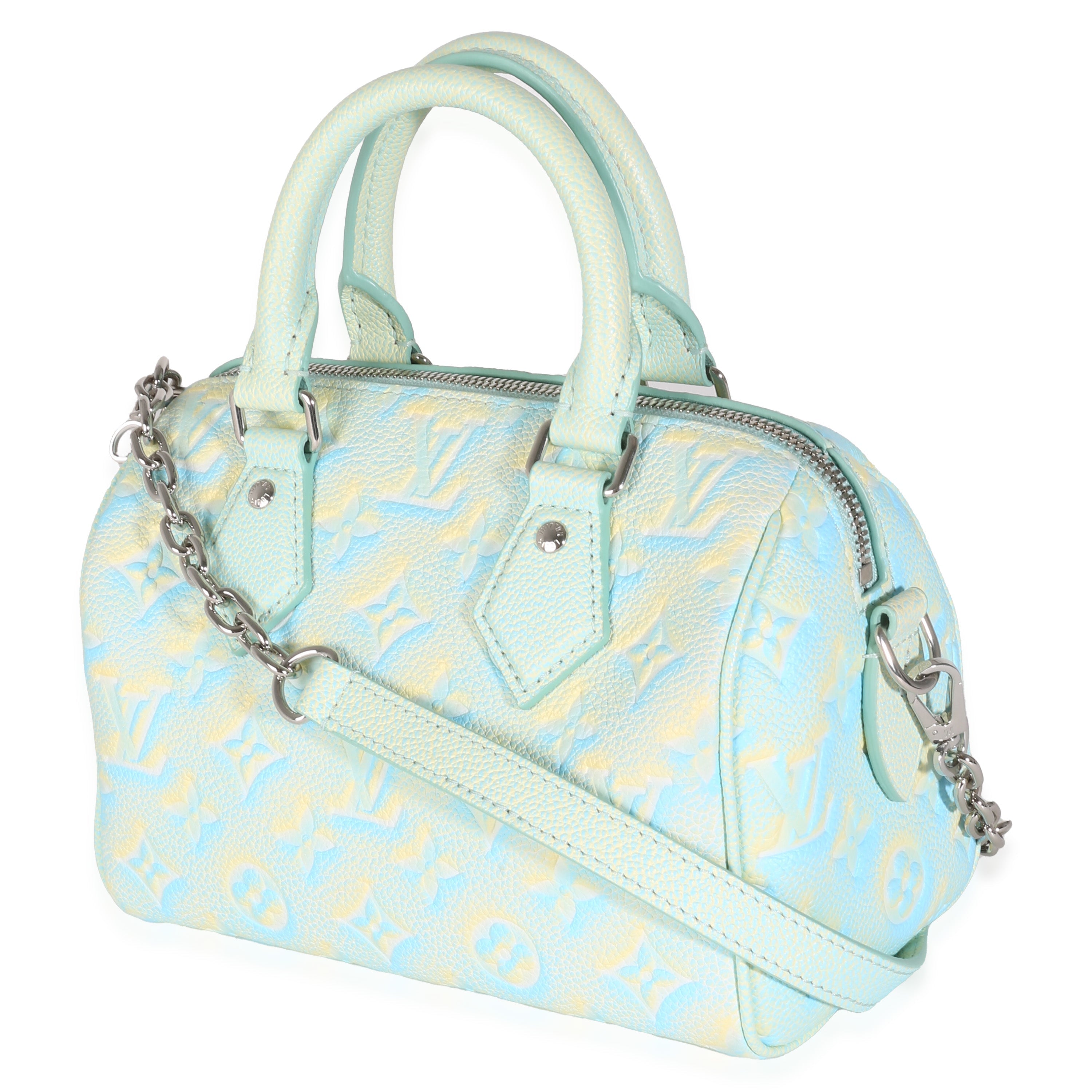 Louis Vuitton Water Green Empreinte Monogram Summer Stardust Speedy 20
