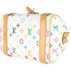 Louis Vuitton White Multicolor Monogram Canvas Priscilla