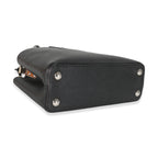 Louis Vuitton Black Taurillon Python Capucines BB
