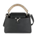Louis Vuitton Black Taurillon Python Capucines BB