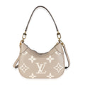 Louis Vuitton Tourterelle Creme Empreinte Monogram Giant Bagatelle NM