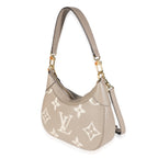 Louis Vuitton Tourterelle Creme Empreinte Monogram Giant Bagatelle NM