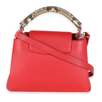 Louis Vuitton Rubis Taurillon Python Capucines BB