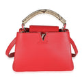 Louis Vuitton Rubis Taurillon Python Capucines BB