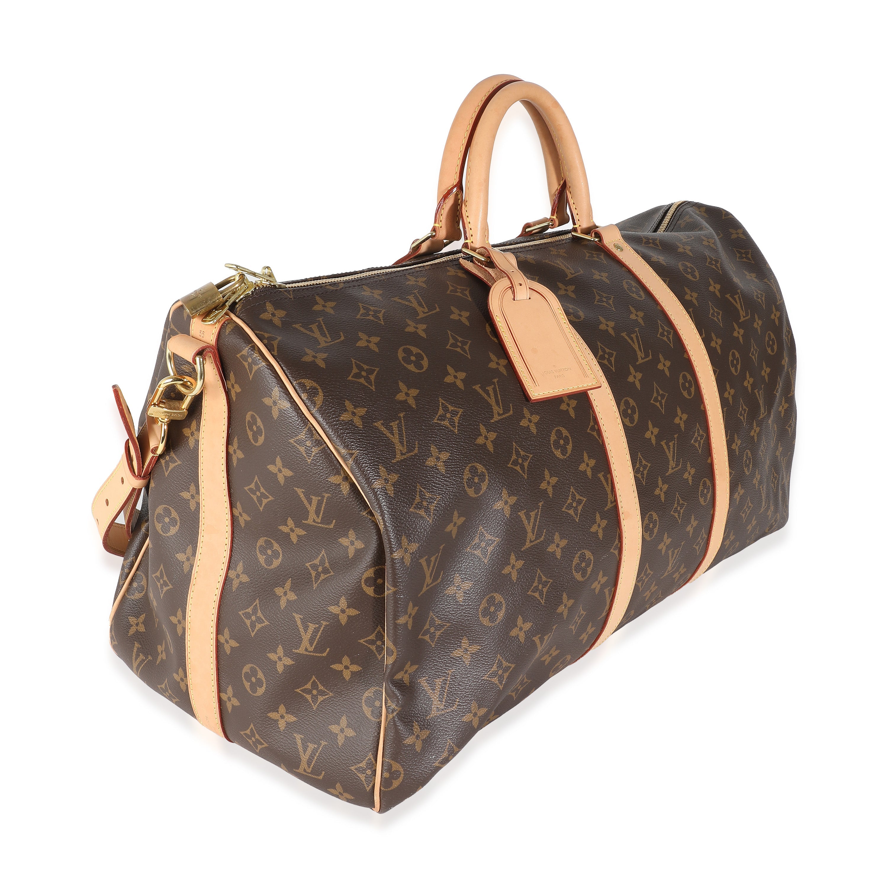 Louis Vuitton Monogram Canvas Keepall Bandouliere 55