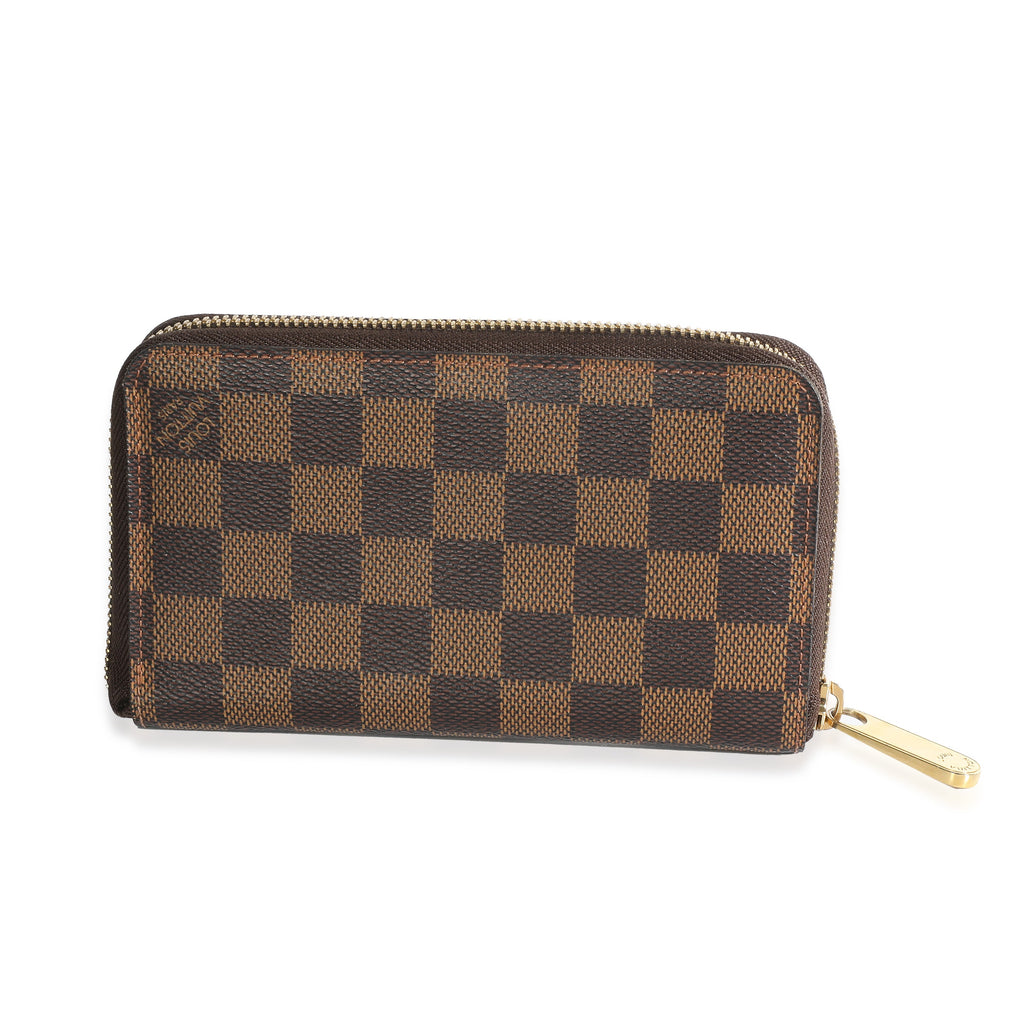 Louis Vuitton Damier Ebene Canvas Zippy Compact Wallet