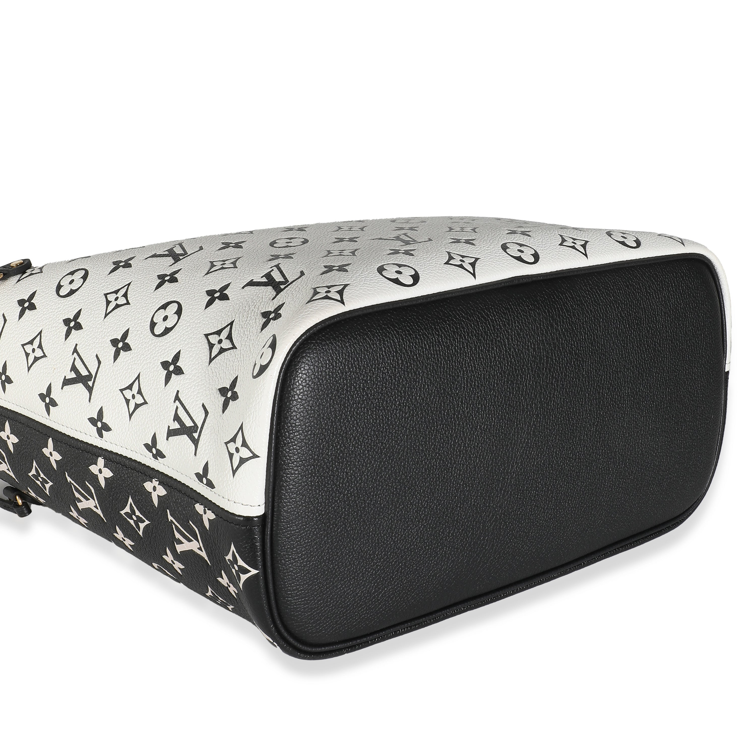 Louis Vuitton Black White Monogram Empreinte Spring In The City Neverfull MM