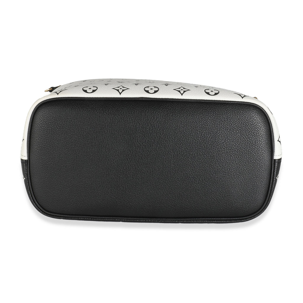 Louis Vuitton Black White Monogram Empreinte Spring In The City Neverfull MM