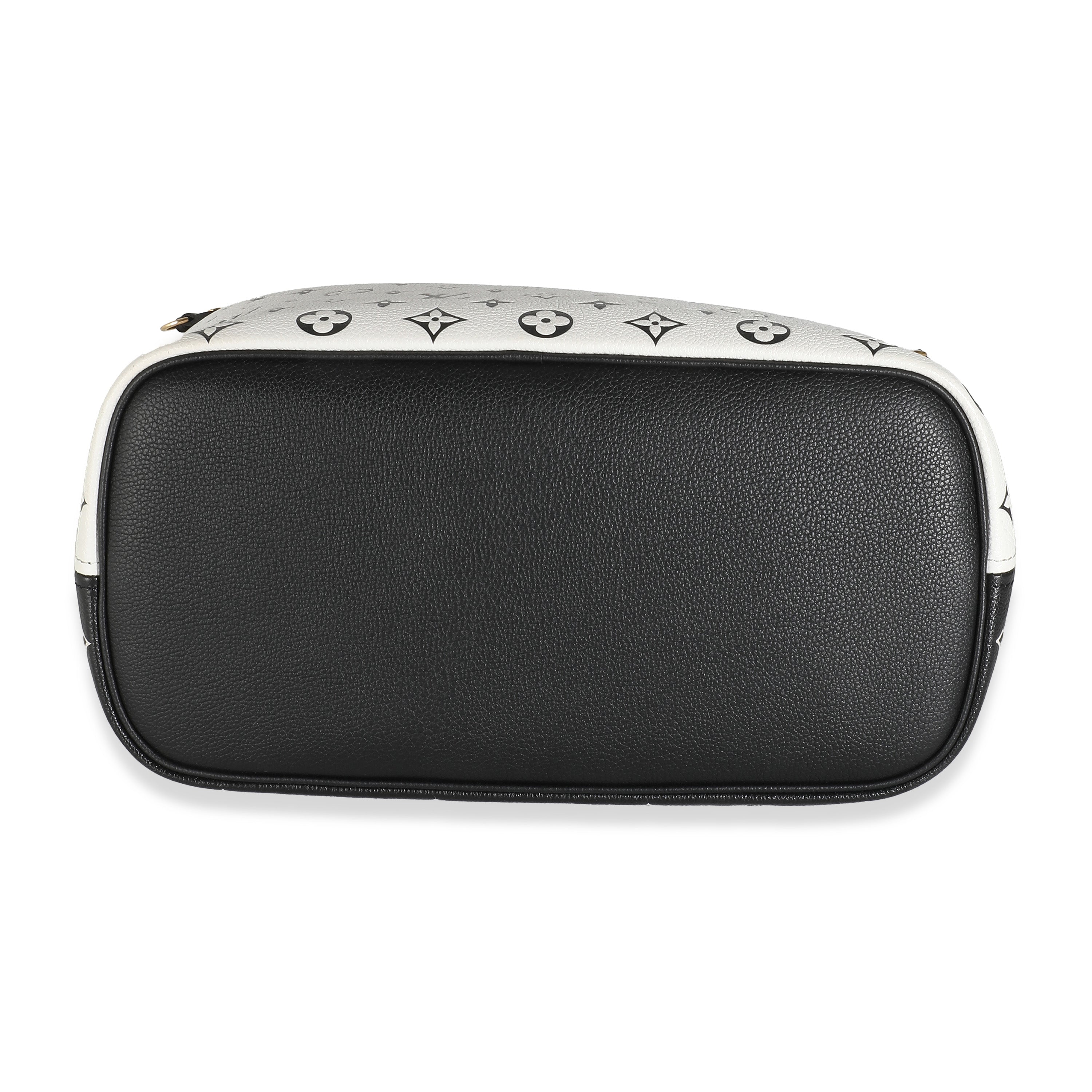 Louis Vuitton Black White Monogram Empreinte Spring In The City Neverfull MM