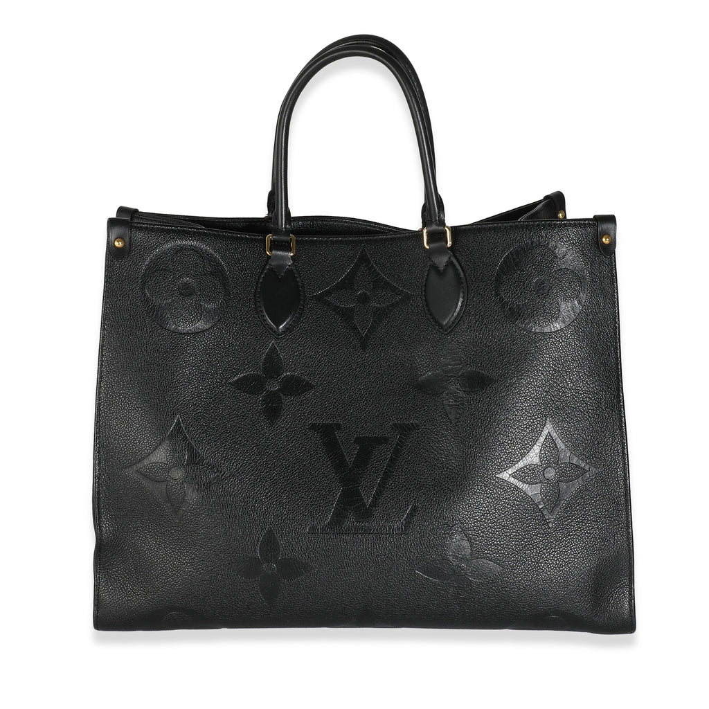 Louis Vuitton Black Monogram Empreinte Onthego GM