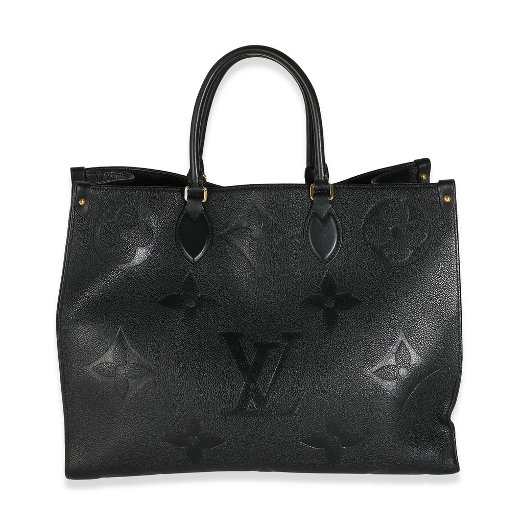 Louis Vuitton Black Monogram Empreinte Onthego GM