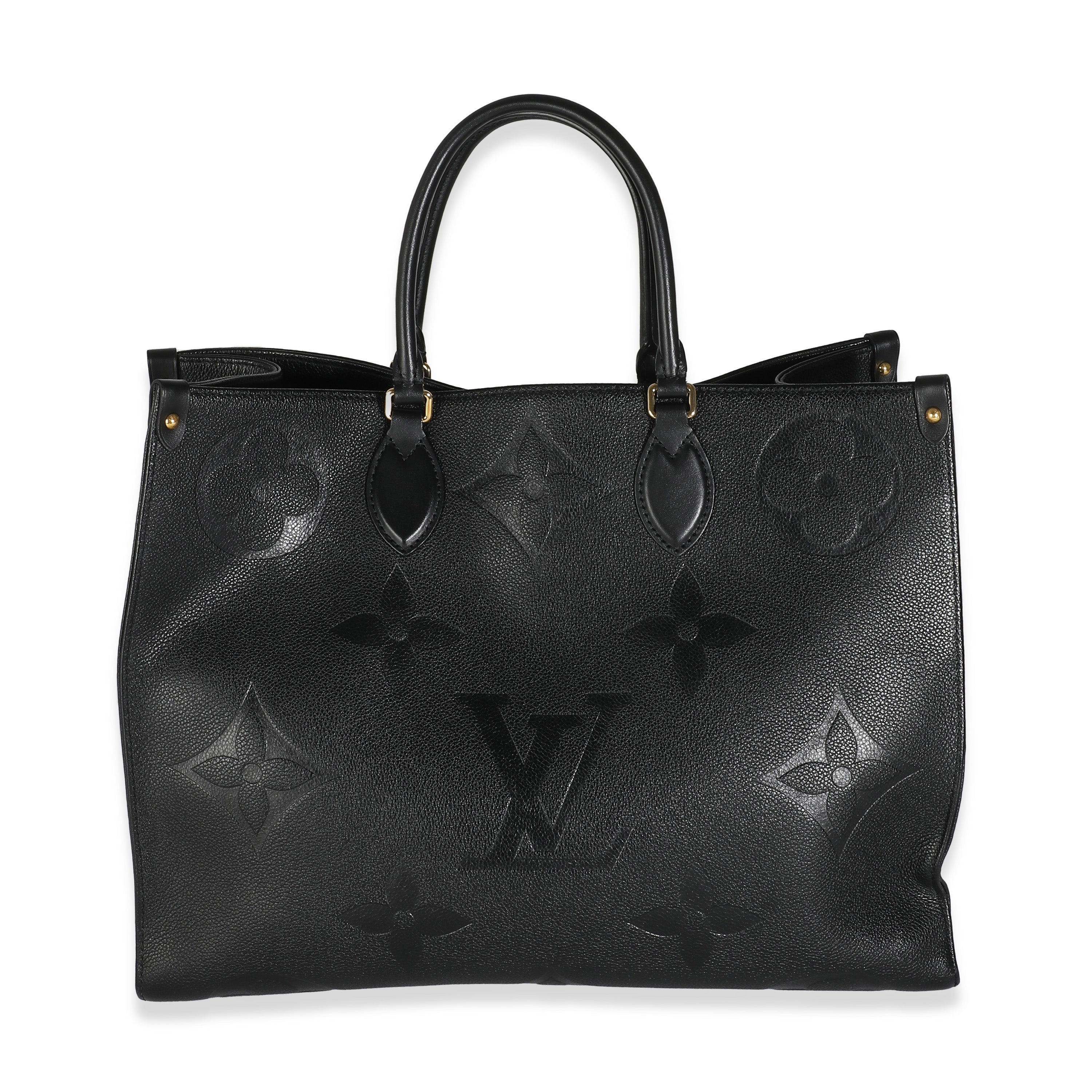 Louis Vuitton Black Monogram Empreinte Onthego GM