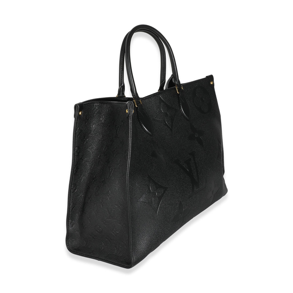 Louis Vuitton Black Monogram Empreinte Onthego GM