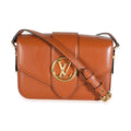 Louis Vuitton Golden Siena Smooth Calfskin LV Pont 9