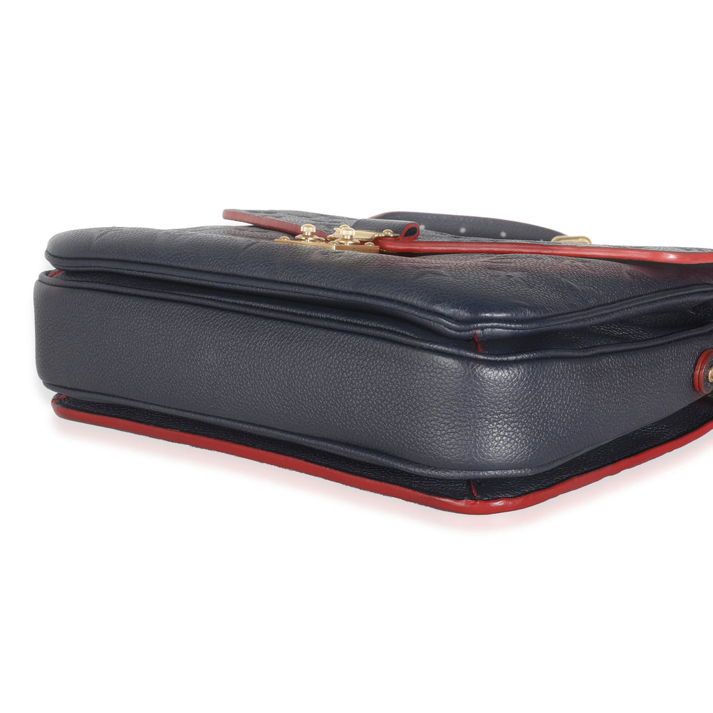 Louis Vuitton Marine Rouge Empreinte Pochette Metis