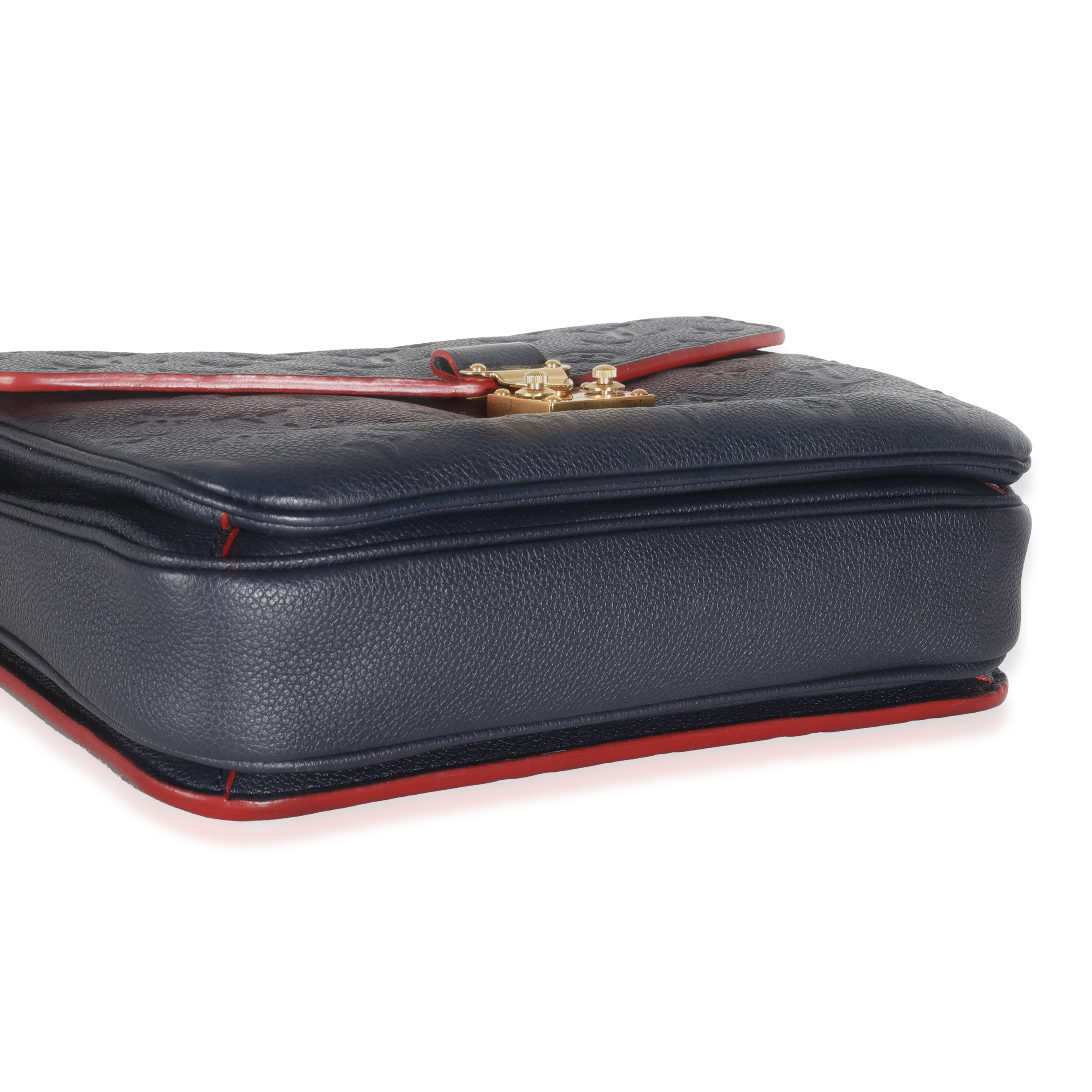 Louis Vuitton Marine Rouge Empreinte Pochette Metis