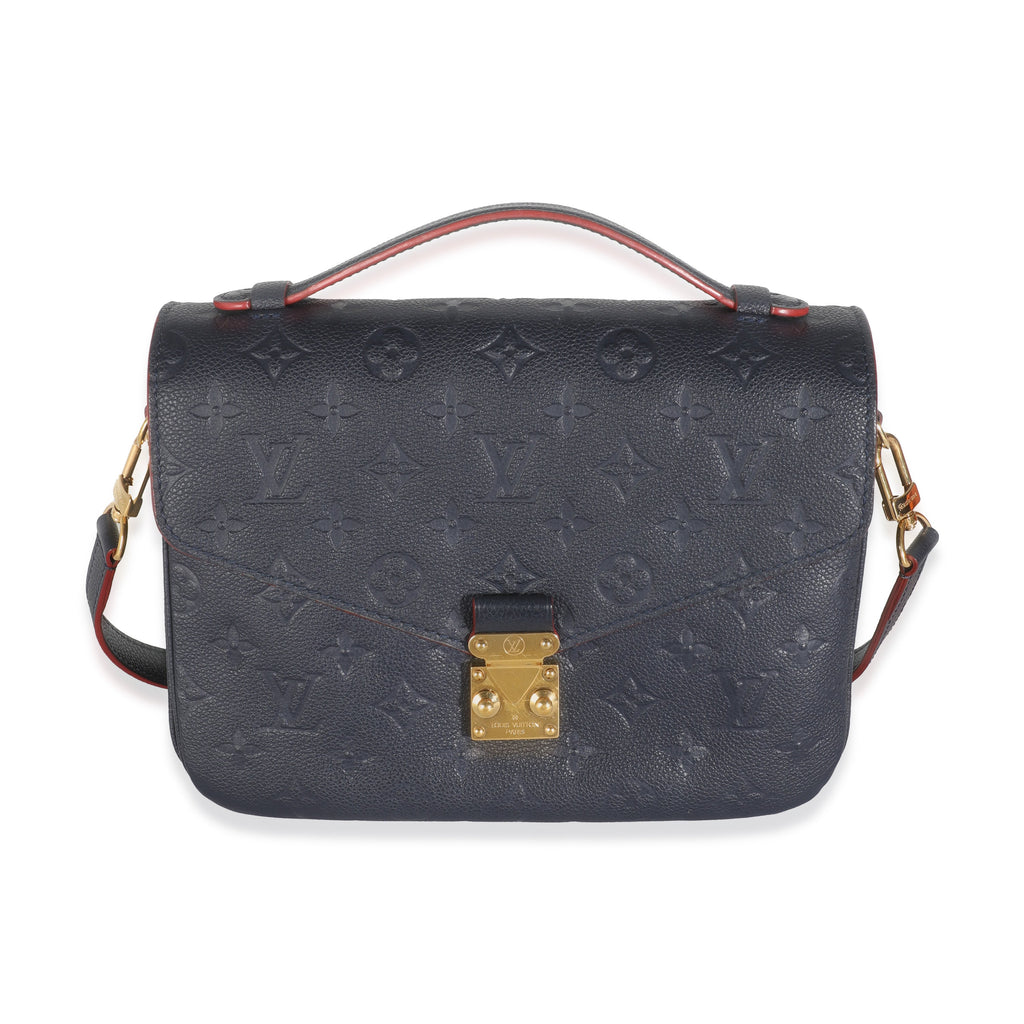 Louis Vuitton Marine Rouge Empreinte Pochette Metis