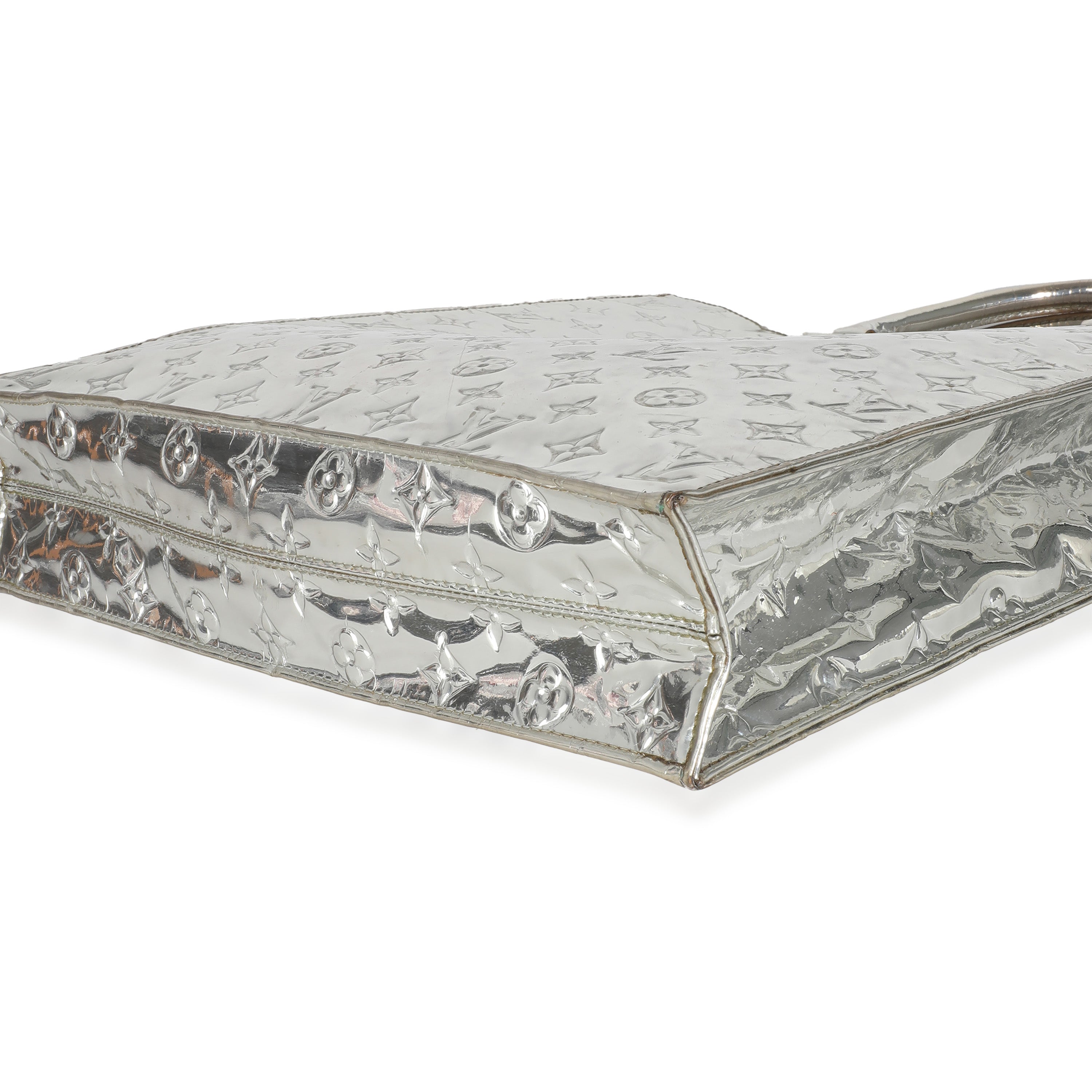 Louis Vuitton Silver Monogram Miroir Sac Plat