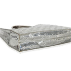 Louis Vuitton Silver Monogram Miroir Sac Plat
