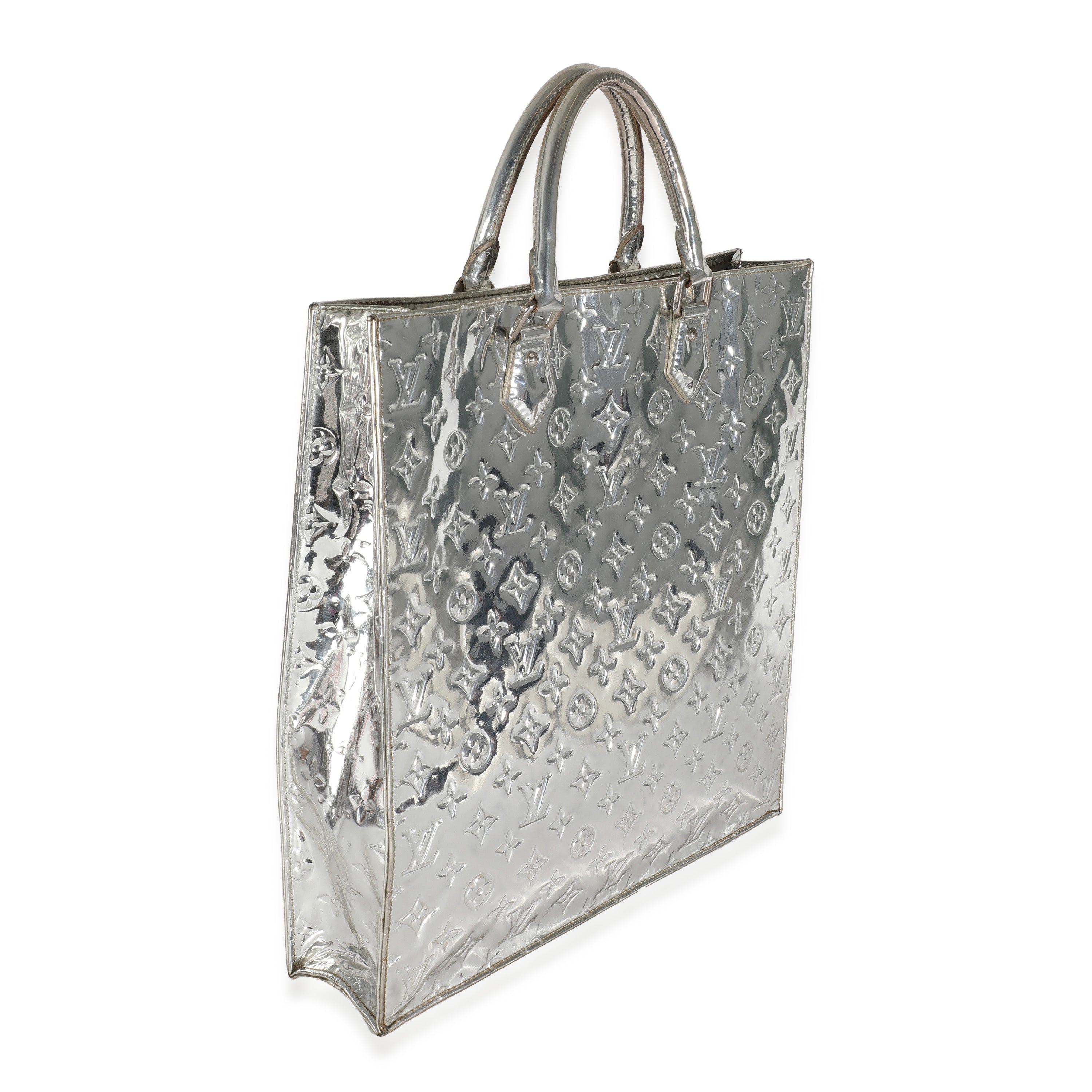 Louis Vuitton Silver Monogram Miroir Sac Plat