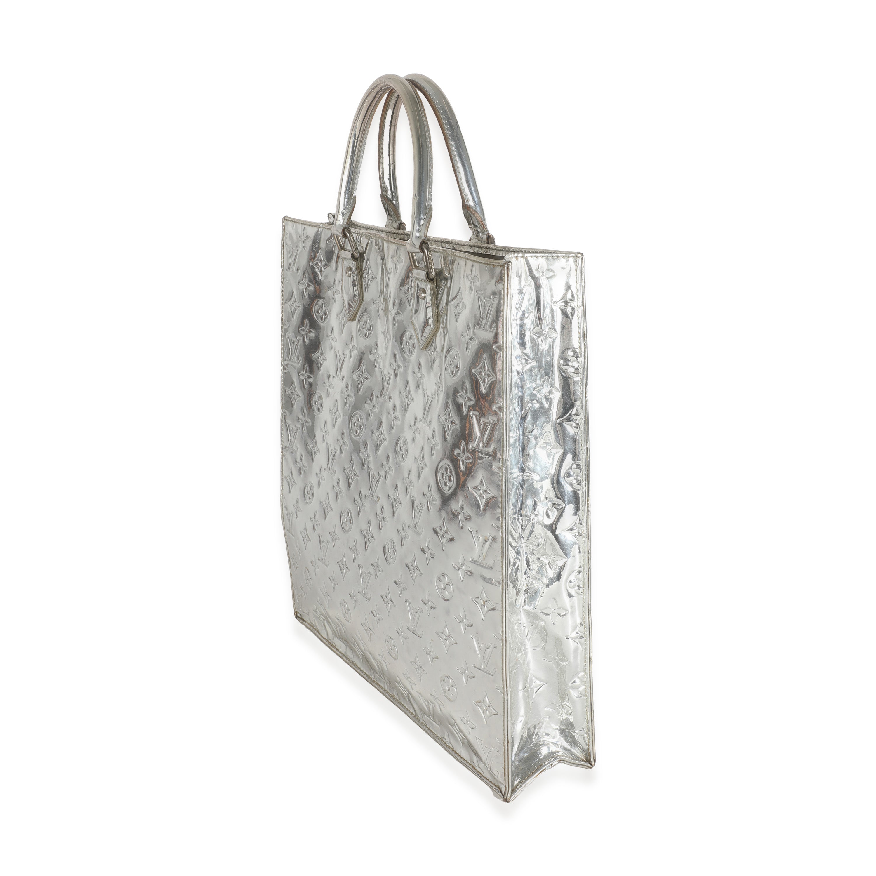 Louis Vuitton Silver Monogram Miroir Sac Plat