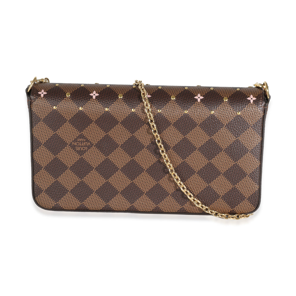 Louis Vuitton Damier Ebene Canvas Studded Felicie Pochette