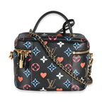 Louis Vuitton Black Multicolor Canvas Game On Vanity PM