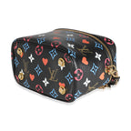 Louis Vuitton Black Multicolor Canvas Game On Vanity PM
