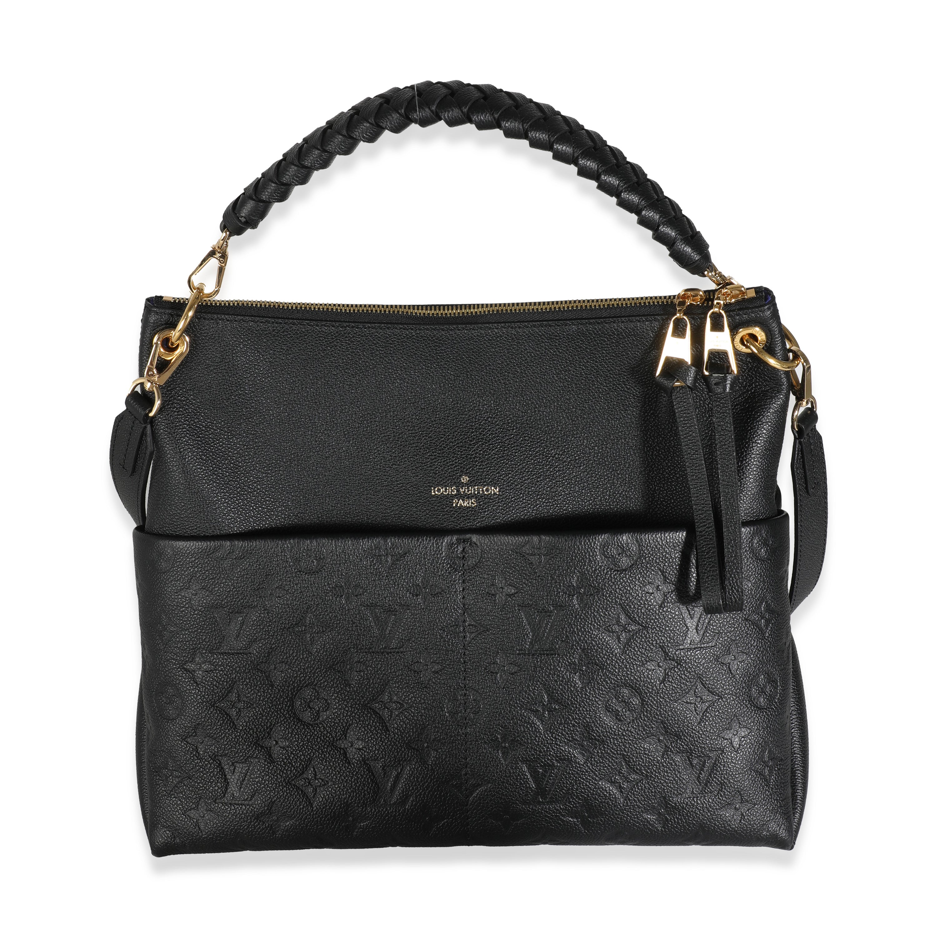 Louis Vuitton Black Empreinte Maida Hobo