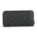 Louis Vuitton Black Empreinte Zippy Wallet