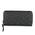 Louis Vuitton Black Empreinte Zippy Wallet