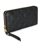 Louis Vuitton Black Empreinte Zippy Wallet