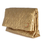 Louis Vuitton Gold Jacquard Monogram Limelight Clutch PM