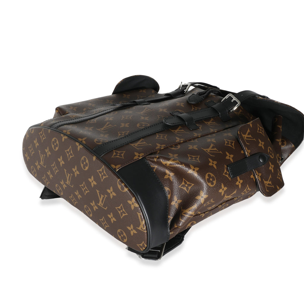 Louis Vuitton Monogram Macassar Canvas Christopher Backpack MM
