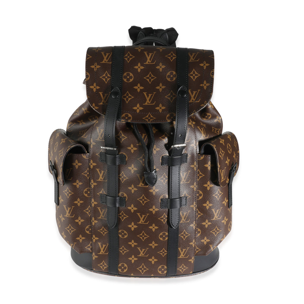 Louis Vuitton Monogram Macassar Canvas Christopher Backpack MM
