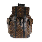 Louis Vuitton Monogram Macassar Canvas Christopher Backpack MM