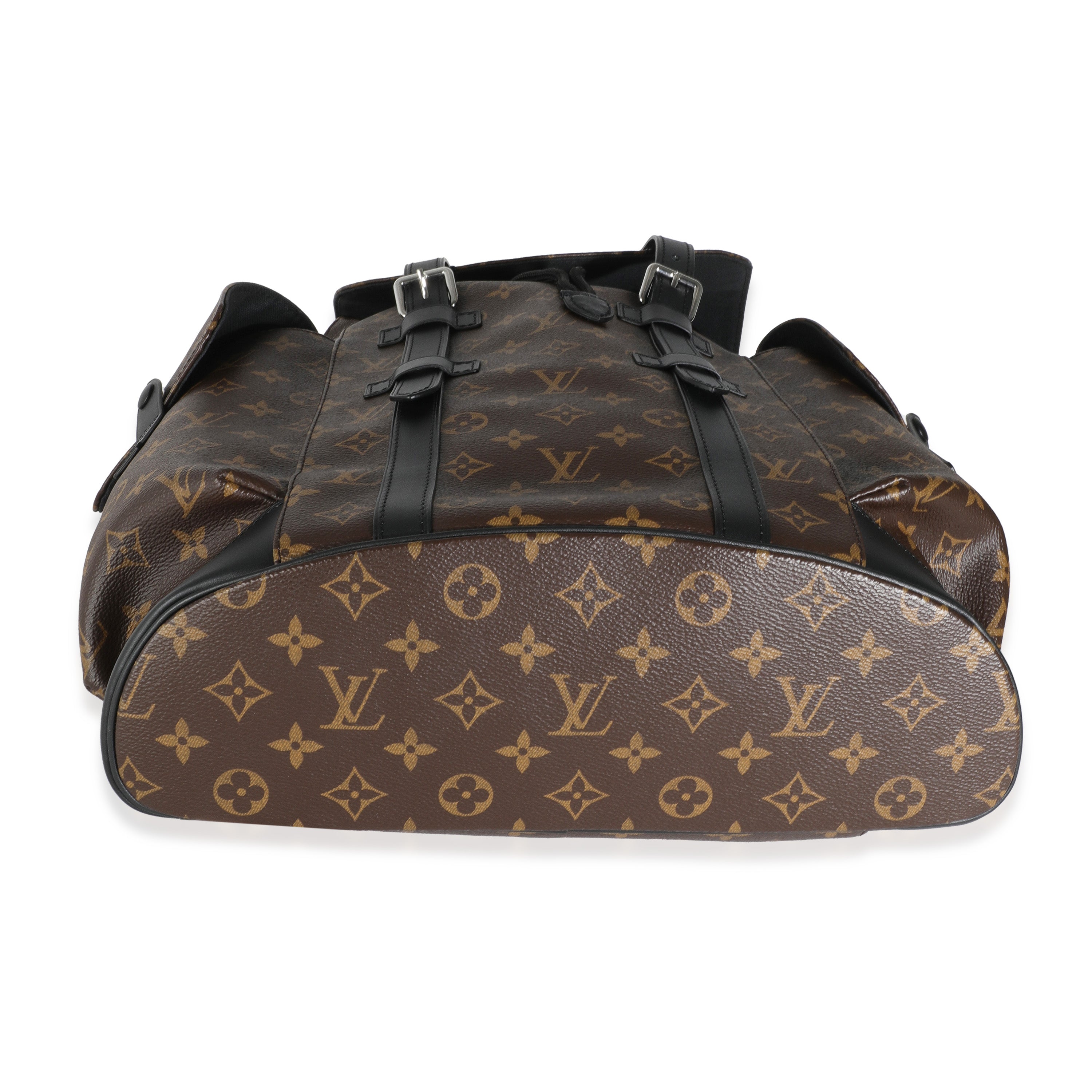 Louis Vuitton Monogram Macassar Canvas Christopher Backpack MM