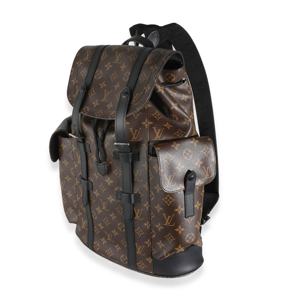 Louis Vuitton Monogram Macassar Canvas Christopher Backpack MM