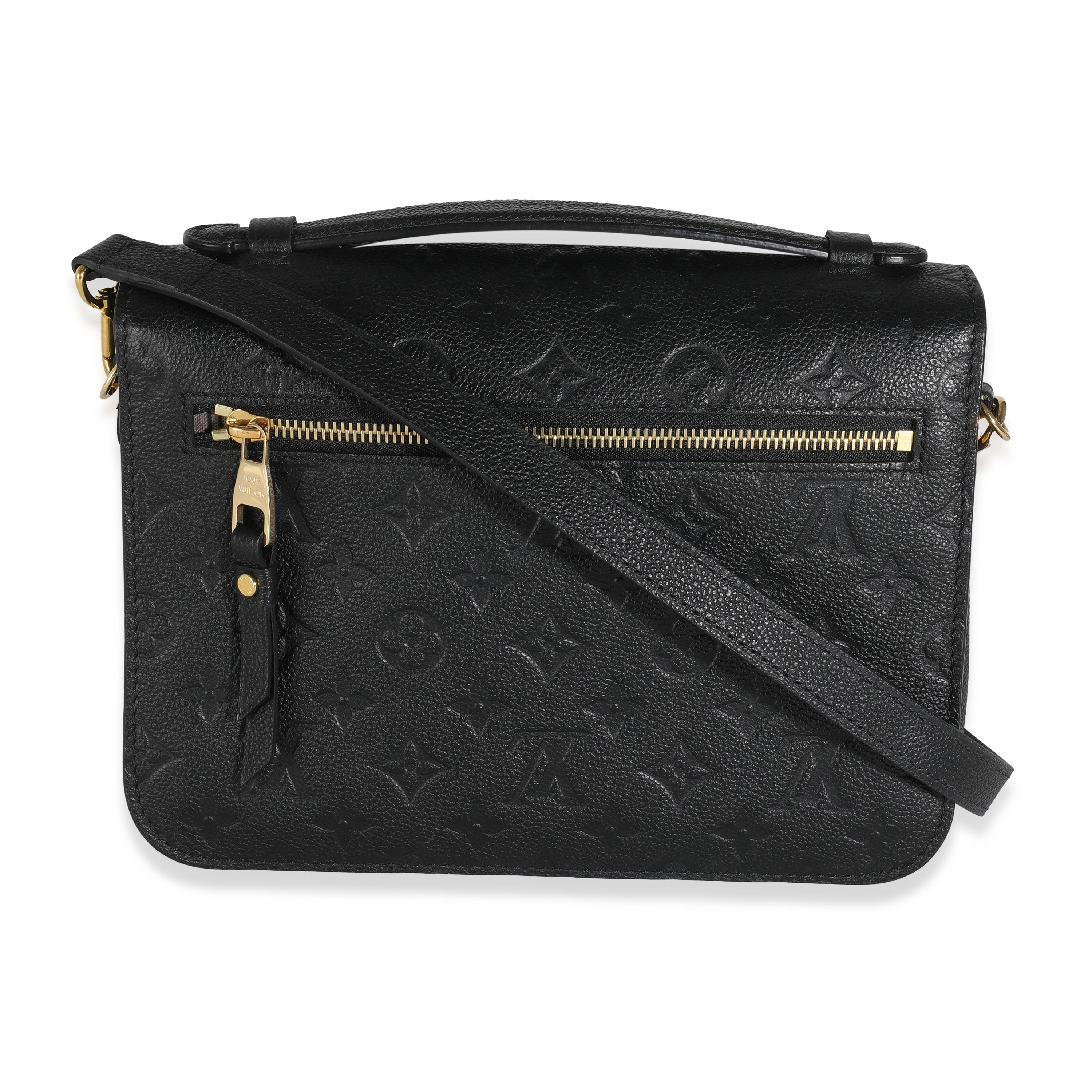 Louis Vuitton Black Monogram Empreinte Pochette Metis