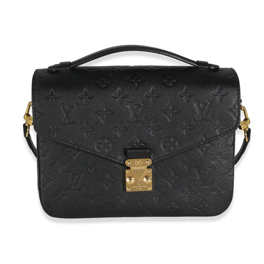 Louis Vuitton Black Monogram Empreinte Pochette Metis