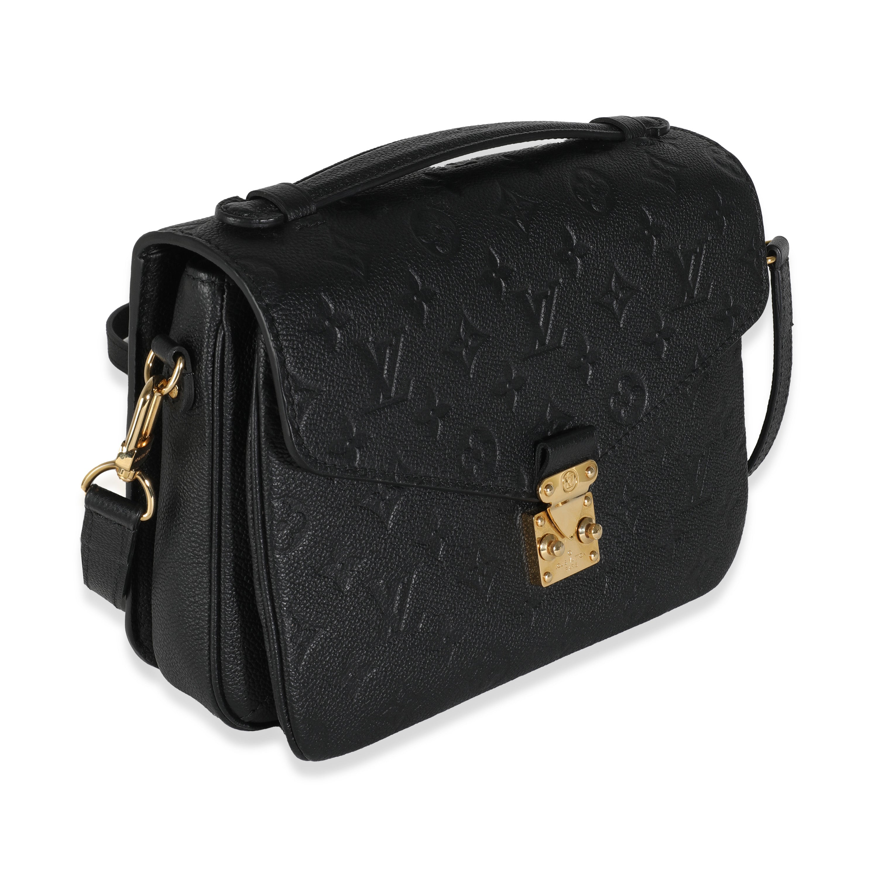 Louis Vuitton Black Monogram Empreinte Pochette Metis